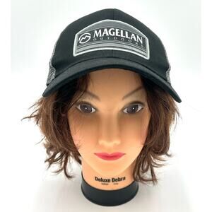 Magellan Outdoors Black / Gray Truck Snapback Baseball Hat